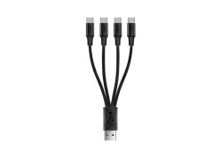 Čtyřnásobný nabíjecí micro USB kabel