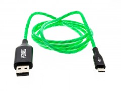 Kabel micro-USB 100 cm svítící