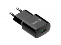 Síťový USB adaptér QC3.0 (černý)