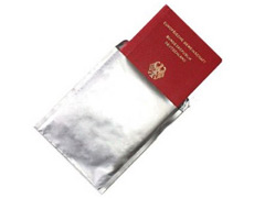 Bezpečnostní obal na biometrický pas s RFID čipem