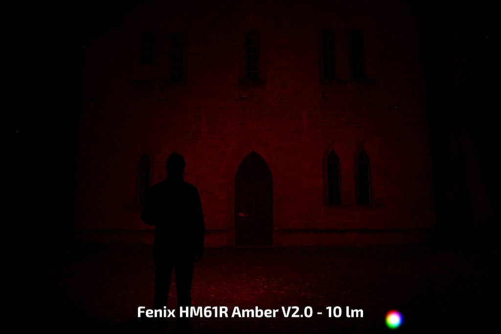 Fenix HM61R Amber V2.0 - červená 10 lumenů